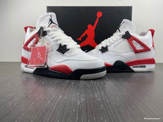 MaikeSneakers Air 4 Cement Jordan Red DH6927-161 0807